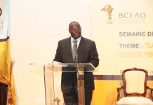 UEMOA : La BCEAO prépare sa stratégie de communication en éducation financière Le taux d’inclusion financière dans la région est estimé à 57,1% (2018), tiré par les services financiers via la téléphonie mobile (34,0%) et la microfinance (21,7%). Photo BCEAO