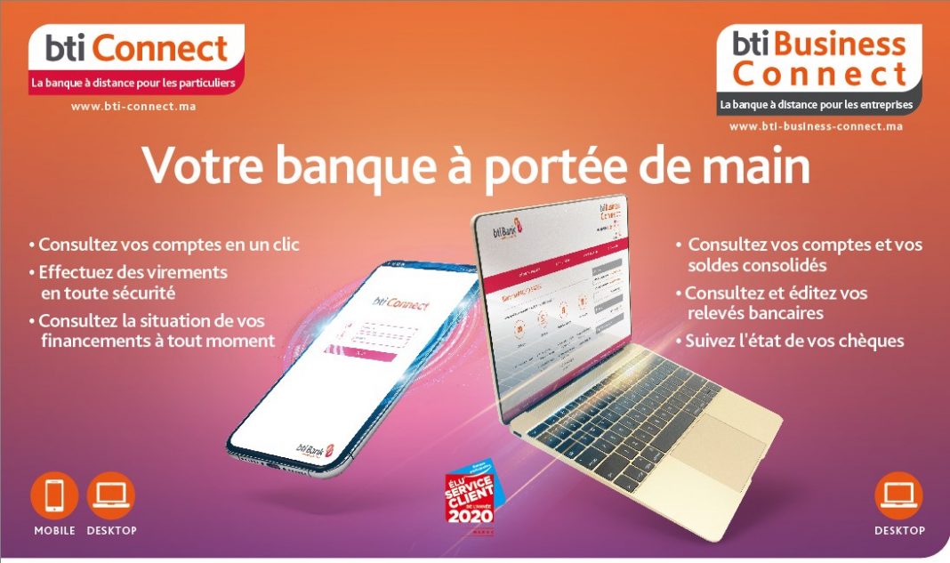 BTI Bank lance deux offres de banque à distance : BTI Connect pour les particuliers et BTI Business pour les entreprises.